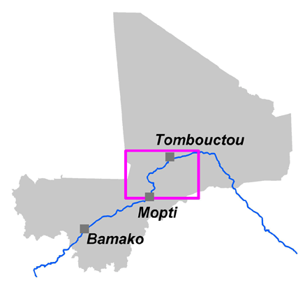 Programm Mali-Nord: Gebiet